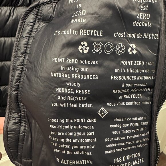 High Collar Super Puff Jacket by Point Zero like TNA and Soia Kyo size MED - Picture 6 of 10